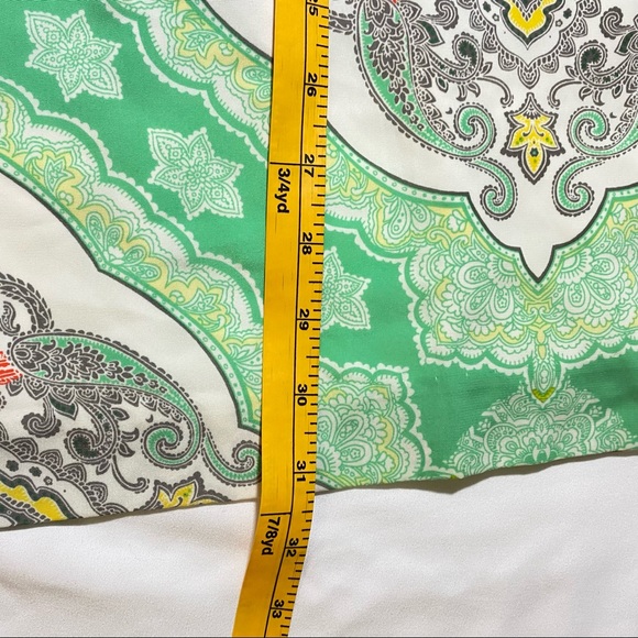 Banana Republic Women’s Tunic Warm Neutral Paisley Dress Size 0P - Picture 6 of 6